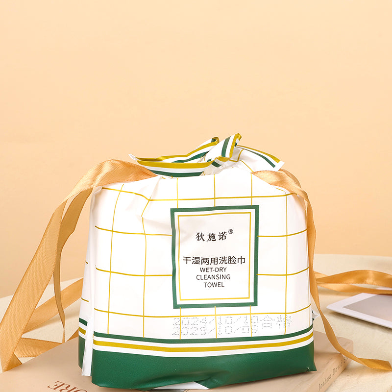Premium Cotton Disposable Face Cleansing Towel (12pcs) 优质纯棉一次性洗脸巾(12 片装)