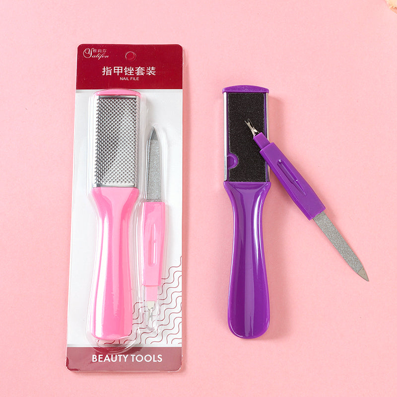Professional Dual-Sided Foot & Nail File Set