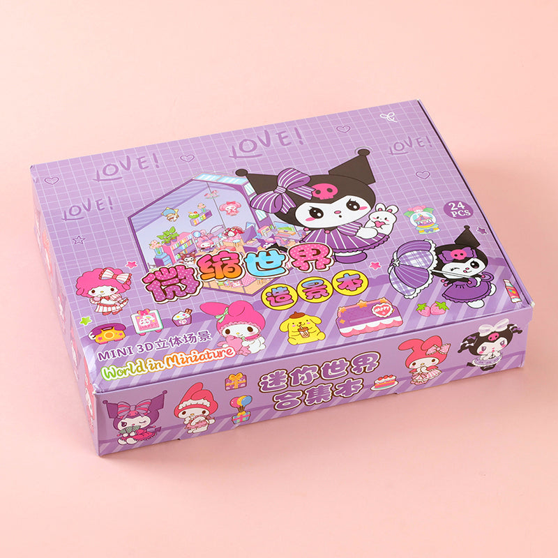 DIY Miniature Scene Sticker Book