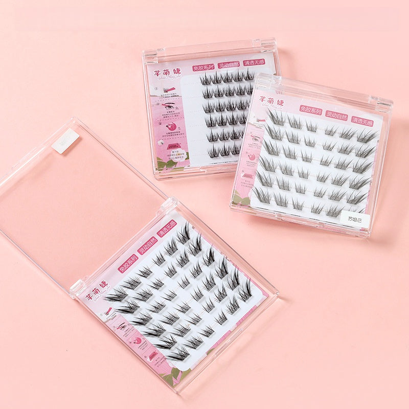 Viral Self-Adhesive Cluster Eyelashes Mix Style