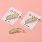 Rhinestone & Pearl Feather Brooch Alloy 新款满钻珍珠羽毛胸针