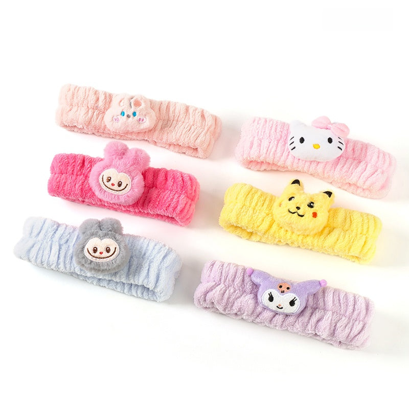 Cute Korean Style Cartoon Plush Headband 可爱韩版卡通毛绒发带