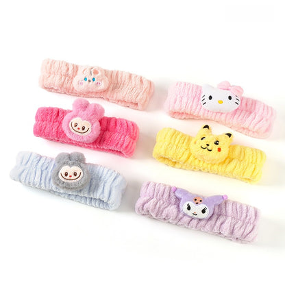 Cute Korean Style Cartoon Plush Headband 可爱韩版卡通毛绒发带