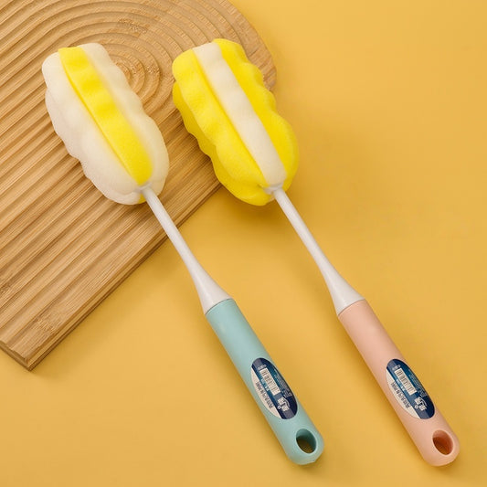 Gentle Sponge Cup Brush for Delicate Surfaces Berus Cawan Span Lembut untuk Permukaan Halus