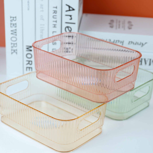 Multi Color Plastic Storage Tray for Desktop Dulang Simpanan Plastik Berwarna Pelbagai untuk Meja