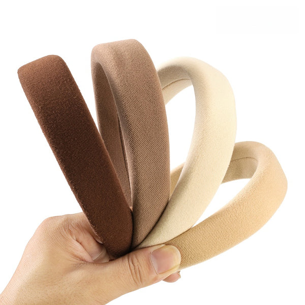 3cm Thick Soft Padded Headband All-Over Fabric Covered 3cm 加厚软质全包海绵发箍