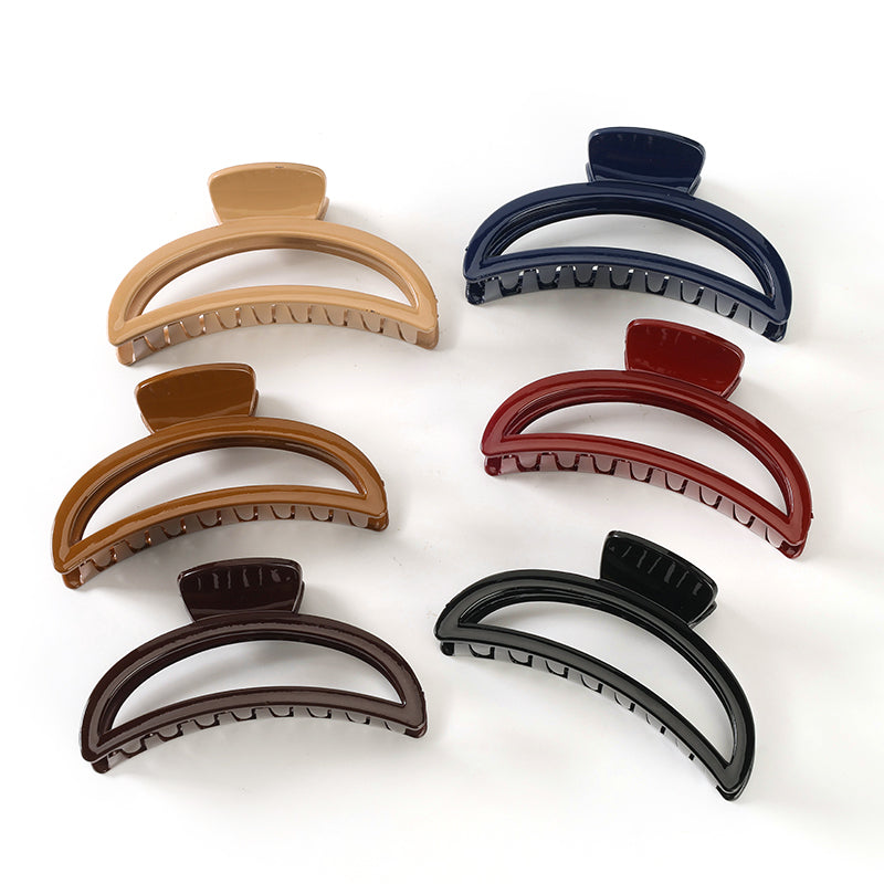 11-13cm Large Hair Claw Clips GPPS Strong Grip Dark Tone 深色系造型大爪夹