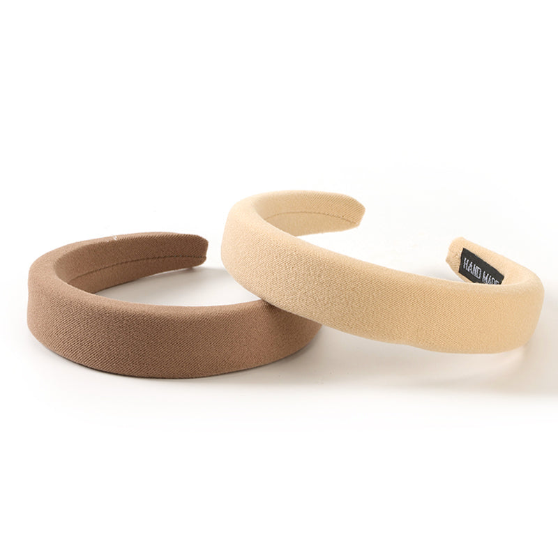 3cm Thick Soft Padded Headband All-Over Fabric Covered 3cm 加厚软质全包海绵发箍