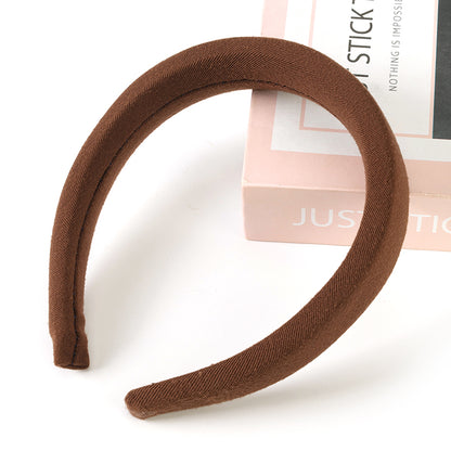 3cm Thick Soft Padded Headband All-Over Fabric Covered 3cm 加厚软质全包海绵发箍