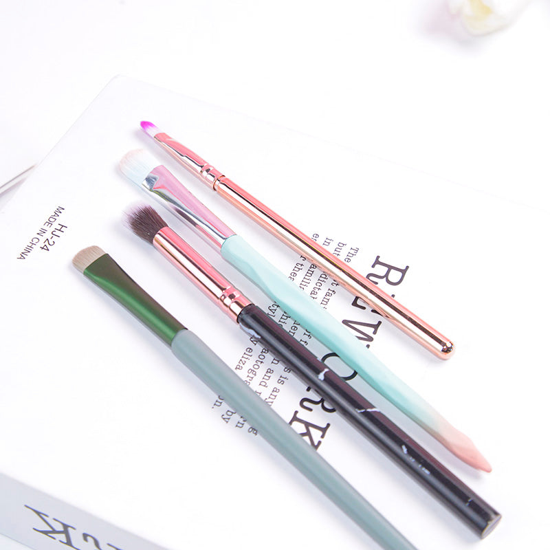 4-in-1 Eyebrow & Makeup Brush Set