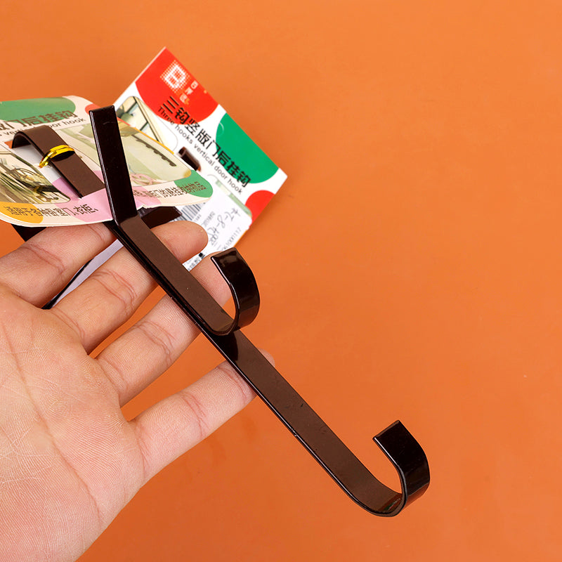 Space Saving Over Door Hooks Cangkuk Gantungan Pintu Jimat Ruang Anti Karat