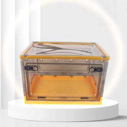 Stackable Transparent Storage Bin for Home and Office Tong Simpanan Telus Boleh Ditumpuk untuk Rumah dan Pejabat