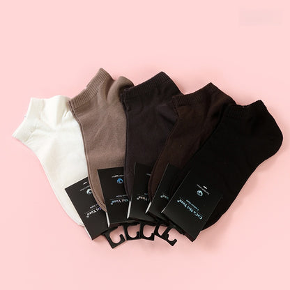 Hot Sale Stoking Boat Lelaki Cotton Ringkas Warna Pepejal Murah