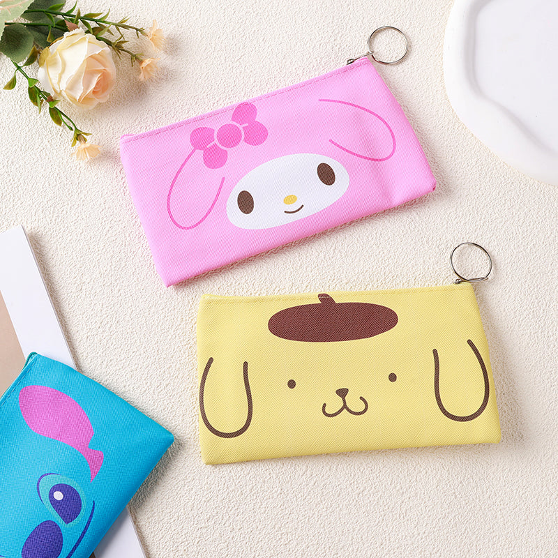 Cute Cartoon Canvas Pencil Case / Beg Pensel Kanvas Kartun Comel / 萌系卡通帆布笔袋