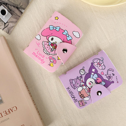 Cute Sanrio Faux Leather Card Case