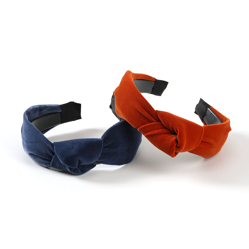 Luxury Velvet Knotted Headband Minimalist 轻奢植绒打结发箍 简约百搭