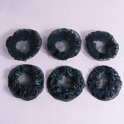 Minimalist Mesh Hair Net Polyester 简约纱网边发网