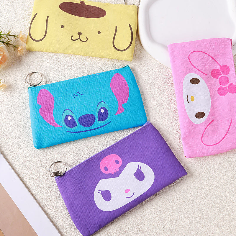 Cute Cartoon Canvas Pencil Case / Beg Pensel Kanvas Kartun Comel / 萌系卡通帆布笔袋