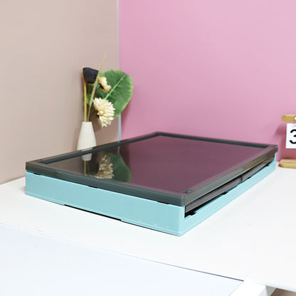 Stackable Transparent Storage Bin for Home and Office Tong Simpanan Telus Boleh Ditumpuk untuk Rumah dan Pejabat