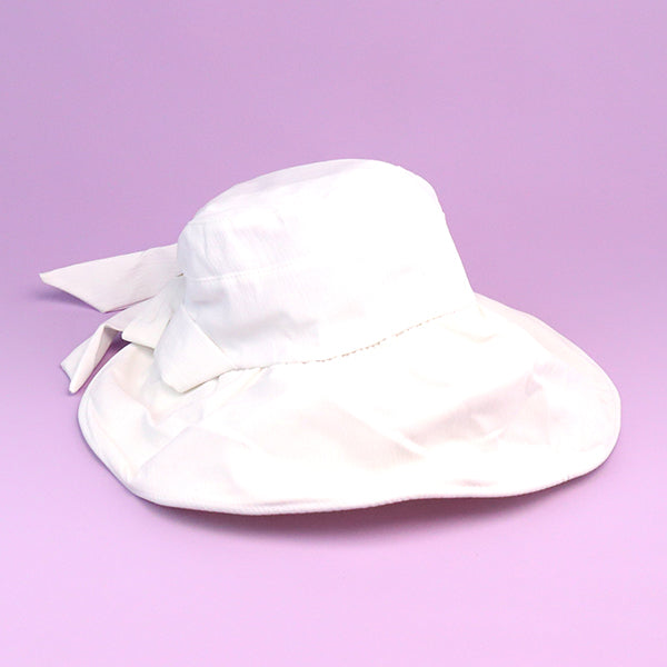 Generic Topi Perempuan Style Wangi Mini Pelindung UV Warna Hitam & Putih