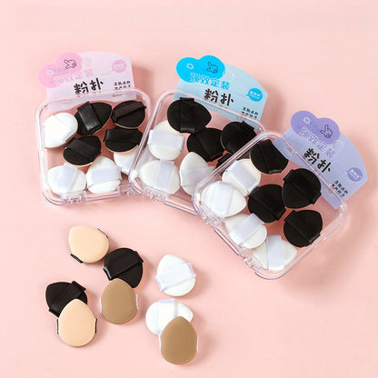 Mini Precision Finger Makeup Puff Set (8pcs) PET & Latex 迷你精准拇指粉扑套装（8 个装）
