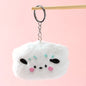 Cute Cartoon Dumpling Plush Keychain