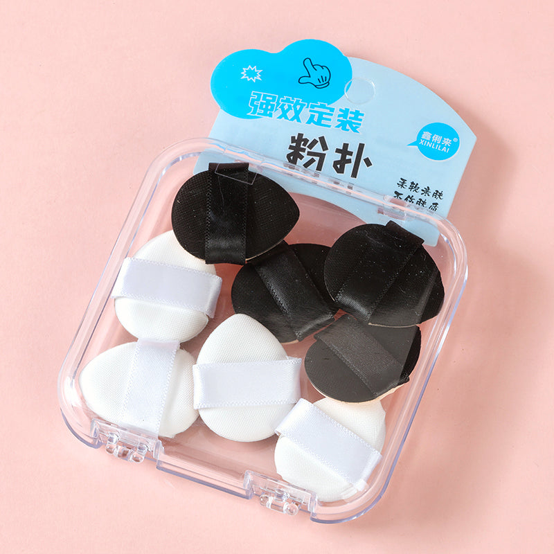 Mini Precision Finger Makeup Puff Set (8pcs) PET & Latex 迷你精准拇指粉扑套装（8 个装）