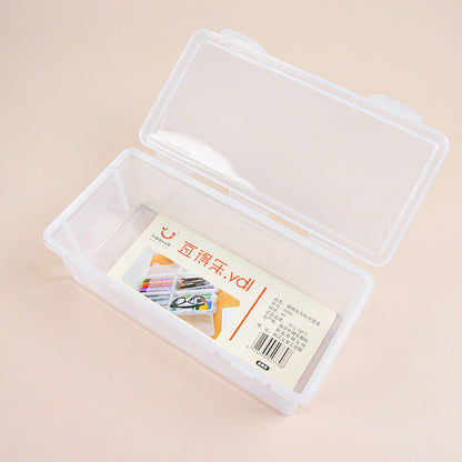 Transparent Rectangular Storage Box with Lid Kotak Simpanan Segi Empat Telus dengan Penutup