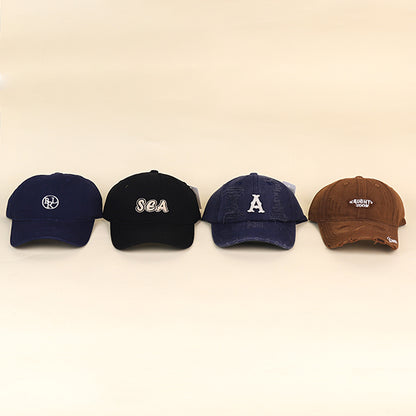 Embroidered Adjustable Baseball Cap Casual Outdoor Sun Hat