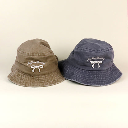 Topi Nelayan Dewasa Kain Kapas Pelindung UV Pelbagai Warna Acak