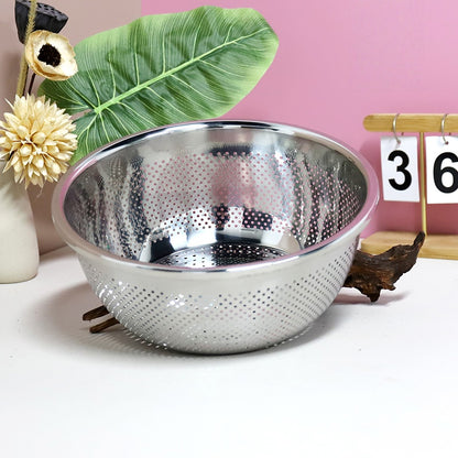 Rustproof Stainless Steel Rice Washing Basket Bak Cuci Beras Keluli Tahan Karat Anti Karat
