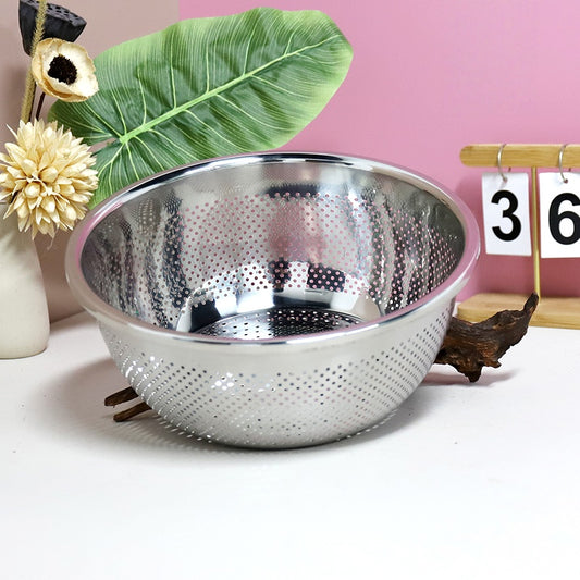 Rustproof Stainless Steel Rice Washing Basket Bak Cuci Beras Keluli Tahan Karat Anti Karat