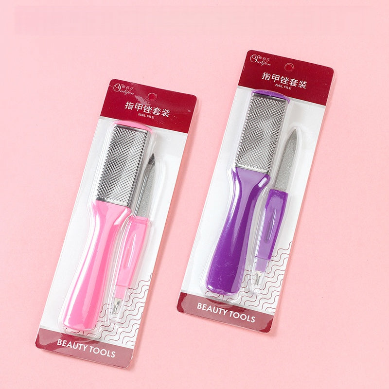 Professional Dual-Sided Foot & Nail File Set