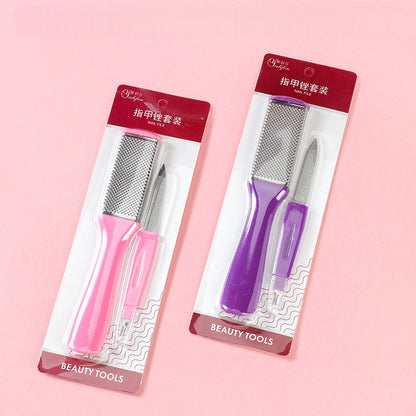 Professional Dual-Sided Foot & Nail File Set