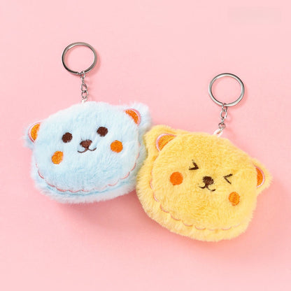 Fluffy Biscuit Puppy Plush Bag Charm