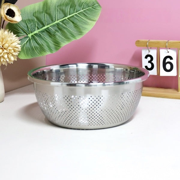 Rustproof Stainless Steel Rice Washing Basket Bak Cuci Beras Keluli Tahan Karat Anti Karat