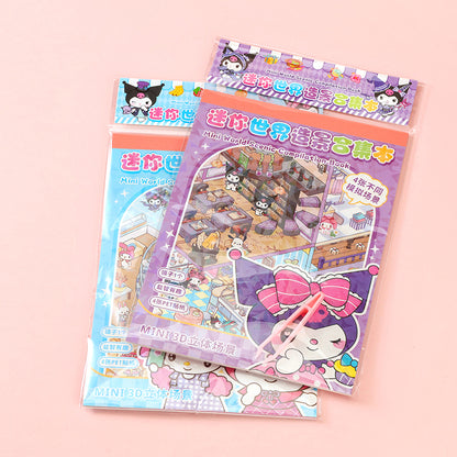 DIY Miniature Scene Sticker Book