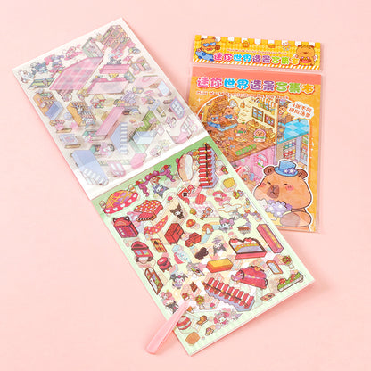 DIY Miniature Scene Sticker Book