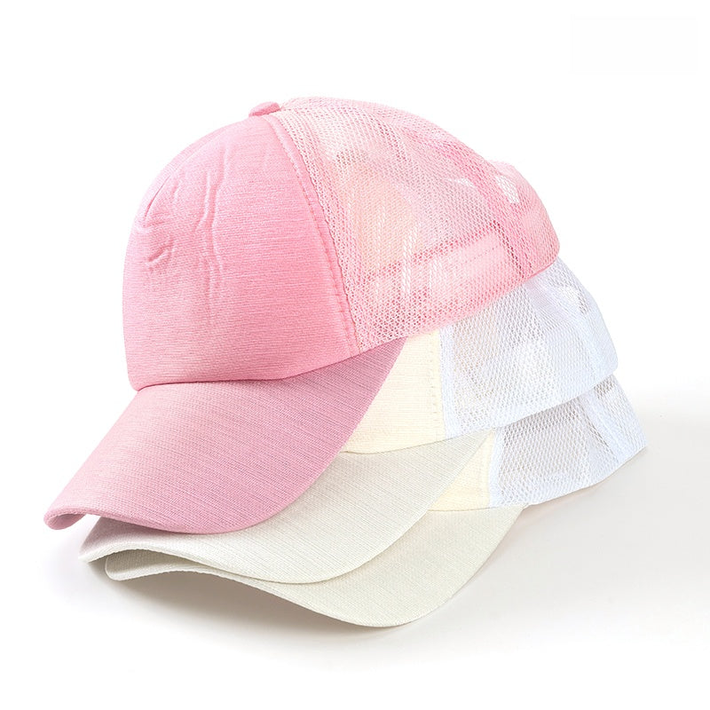 Topi Bola Jaring Kain Kapas Mudah Alih & Bernafas