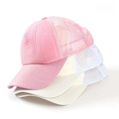 Topi Bola Jaring Kain Kapas Mudah Alih & Bernafas