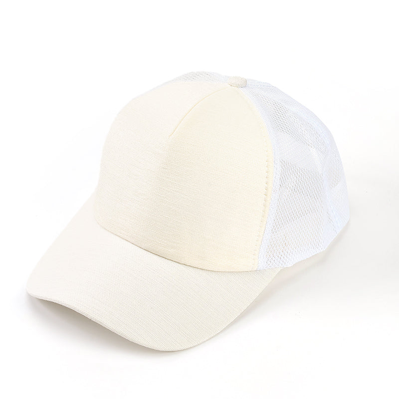Topi Bola Jaring Kain Kapas Mudah Alih & Bernafas