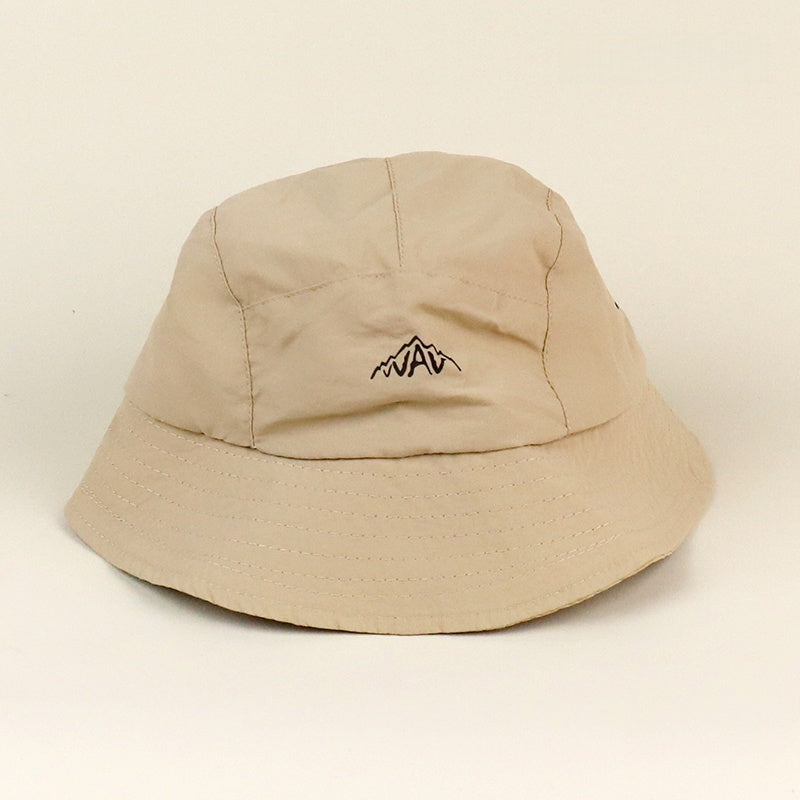 Topi Nelayan Dewasa Kain Kapas Pelindung UV Pelbagai Warna Acak