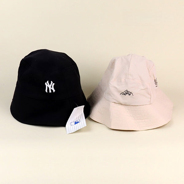 Topi Nelayan Dewasa Kain Kapas Pelindung UV Pelbagai Warna Acak