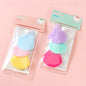 Cute 3pcs Colorful Sponge Makeup Puff Set 可爱三色海绵化妆粉扑套装（3 个装）