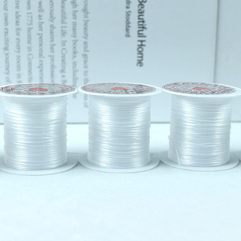 Strong Elastic White Stretch Thread Benang Regangan Putih Kuat Elastik