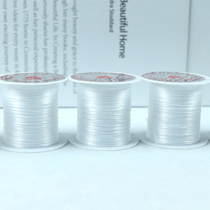 Strong Elastic White Stretch Thread Benang Regangan Putih Kuat Elastik