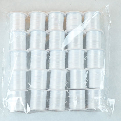 Strong Elastic White Stretch Thread Benang Regangan Putih Kuat Elastik