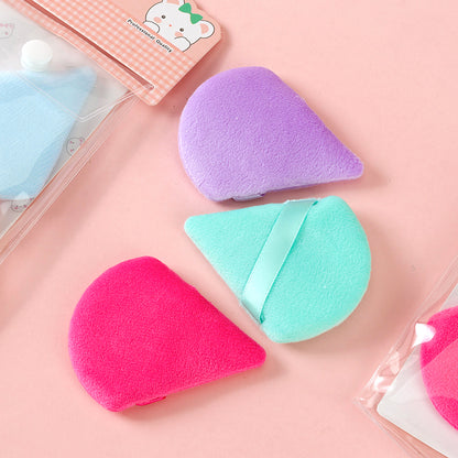 Cute 3pcs Colorful Sponge Makeup Puff Set 可爱三色海绵化妆粉扑套装（3 个装）