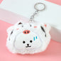 Funny Reversible Bear Plush Bag Charm
