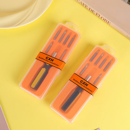 Versatile Precision Multi Bit Screwdriver Kit for Electronics and Home Repairs Kit Pemutar Skru Berbilang Bit Tepat Serbaguna untuk Elektronik dan Baik Pulih Rumah